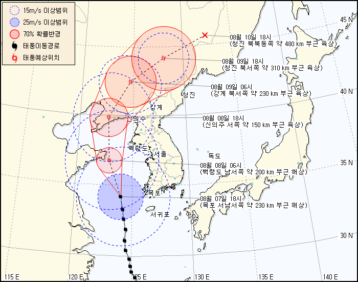 태풍정보 발생 경로